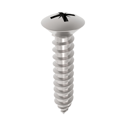 Pozidrive Raised Countersunk Self Tapping Screws Screws