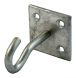 50mm x 50mm - Chain Hook On Plate - Galvanised