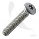 M3.5 x 50mm - Security Machine Screw Resistorx Raised Countersunk - A2 Stainless Steel - Pack of 100
