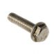 M8 x 30mm - Hexagon Set Screw Plain Flange - A2 Stainless Steel - Pack of 10