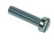 M2 x 25mm - Machine Screw Cheese Head Slotted DIN 84 - BZP - Pack of 100