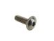 M4 x 12mm - Socket Button With Flange - A2 Stainless Steel - Pack of 25