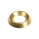 No4 - Surface Screw Cup - Brass - Pack of 50
