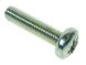 M3 x 5mm - Thread Forming Screw Pozidrive Pan Head - BZP - Pack of 200