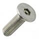M4 x 10mm - Security Machine Screw Tamper Resistant Pin Hex Countersunk - A2 Stainless Steel - Pack of 25
