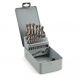 Drill Set Metric 1.0-13mm Metal Box - 25 Pieces