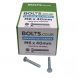 M6 x 40mm - Hexagon Set Screw DIN 933 Grade 8.8 - BZP - Industry Pack of 1000