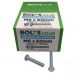 M6 x 60mm - Hexagon Set Screw DIN 933 Grade 8.8 - BZP - Industry Pack of 1000