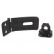 75mm - Safety Hasp And Staple HS617 - Black