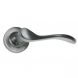 Round Rose Door Handle - Exeter - Polished Chrome Plated - Pair