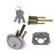 Night Latch Replacement Cylinder With 3 Keys - Satin Chrome Finish