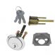 Night Latch Replacement Cylinder With 3 Keys - Chrome Plated Finish