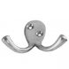 Double Robe Hook - Chrome Plated