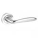 Round Rose Door Handle - Lincoln - Fire Rated - Polished Chrome - Pair