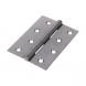 100mm x 70mm - Butt Hinge - Fixed Pin 1838 Self Colour - Pair