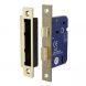 3 Lever Sash Lock - British Standard - Electro Brass