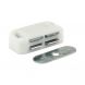 40mm x 22mm x 12mm - Magnetic Catch Medium - White - Pack of 2