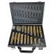 170pcs HSS Titanium Coated Drill Bit Set - 1mm To 10mm In 0.5mm Increments