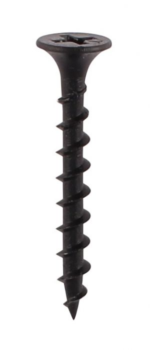 3.5mm x 32mm - Drywall Screw Phillips Bugle Head For Wood - Black Phosphate Coarse - Pack of 1000
