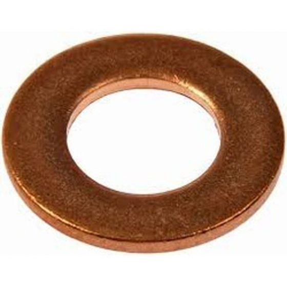 M6 - Flat Washer REF 2406 - Copper - Pack of 25