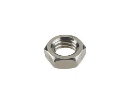 UNC Zinc Plated Steel Nyloc Half Nuts High Tensile Steel Locking Nuts 1/4"-5/8" 