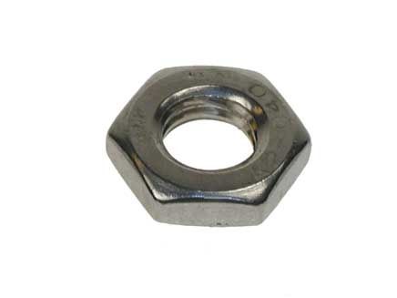 LOCKING NUTS IMPERIAL * UNC 10-24 A2 STAINLESS STEEL HEXAGONAL THIN HALF NUTS 