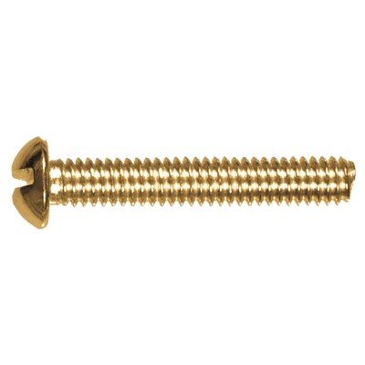 6 x 1/4" x 1 1/4" COUNTERSUNK HEAD WHITWORTH BRASS BOLTS SLOTTED HEAD BSW SCREWS 