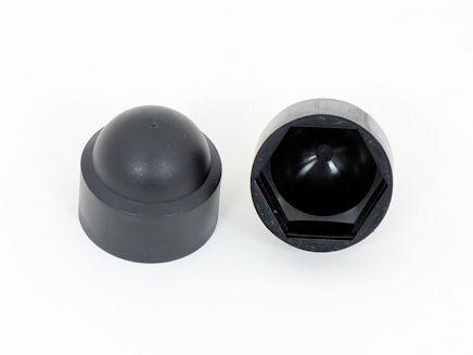 M5 - Plastic Nut Cap - Black - Pack of 100