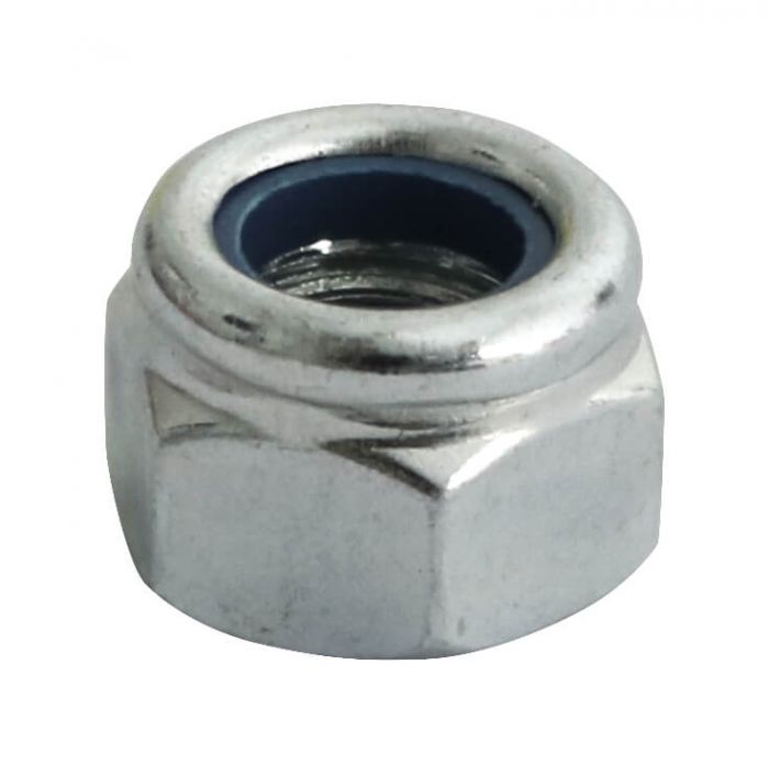 0BA - Nyloc Nut Type P Grade O BS 57 - BZP - Pack of 25