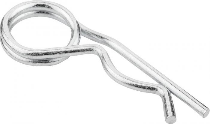 R Clips Bright Zinc Plated Clevis pin Retaining clips 2,3,4,5,6 mm 