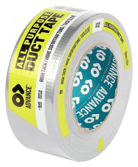 50mm x 50mtr - Cloth Tape AT132 - Silver