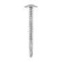 4.8mm x 80mm - Baypole Screw Wafer Head - BZP - Pack of 100