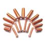 M5 x 16mm - Weld Studs CD Threaded - Mild Steel Copper Plated - Pack of 100