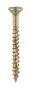 4mm x 60mm - Woodscrew Velocity Pozidrive Countersunk - YBZP - Pack of 200