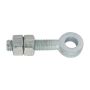 M16 x 100mm - Adjustable Gate Eye Swing Bolt