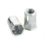M6 - Rivet Nut Half Hexagon Thin Sheet - A2 Stainless Steel - Pack of 10