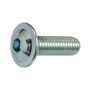 M3 x 12mm - Socket Button With Flange Grade 10.9 - BZP - Pack of 25