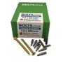 7.5mm x 80mm - Concrete Screws - Includes 10 TX30 Bits - Industry Pack of 1000