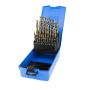 Cobalt Drill Set Metric 1.0-13mm Metal Box - 25 Pieces