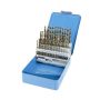 Cobalt Drill Set Metric 1.0-5.9mm Metal Box - 50 Pieces