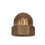 M10 - Dome Nut - Brass - Pack of 2