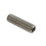 M8 x 35mm - Socket Set Screw Plain Cup Flat Point - A4 Stainless Steel - Pack of 5