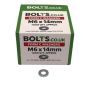 M6 - Flat Washer Form C BS 4320 - BZP - Industry Pack of 1000