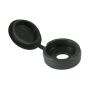 No10-No14 - Hinged Woodscrew Cover Cap - Dark Grey - Pack of 25