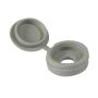No6-No8 - Hinged Woodscrew Cover Cap - Light Grey - Pack of 100