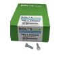 M6 x 20mm - Hexagon Set Screw DIN 933 Grade 8.8 - BZP - Industry Pack of 1000