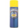 Hammerite Spray Paint Direct To Rust - Smooth Yellow Finish - 400ml