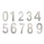 76mm - Numeral Number 6 - Chrome Plated