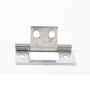 50mm - Flush Hinge - BZP - Pair