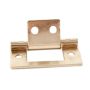 50mm - Flush Hinge - Electro Brass - Pair